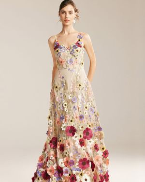 AW Bridal "AW Alison Dress" in multicolour floral design