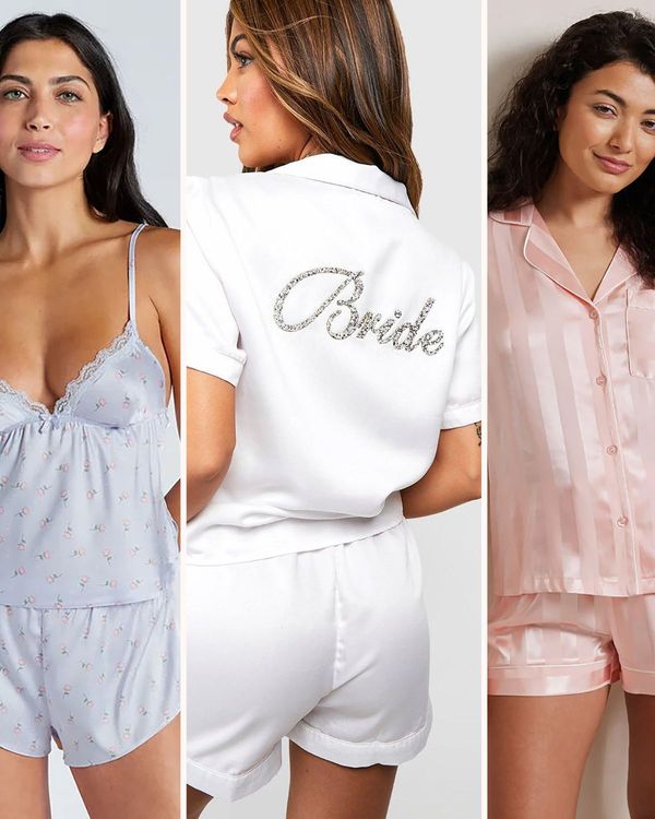 Best robes and pyjamas for brides and bridesmaids to shop from Boux Avenue, boohoo, Chelsea Peers and more. 