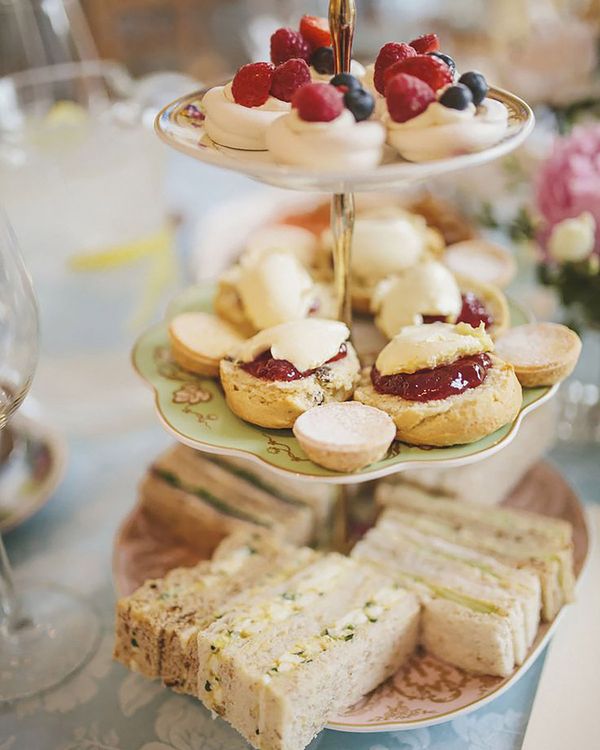 kew gardens afternoon tea sweet and savoury stand