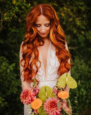 Bride With Long Hair - Wedding Hair Extensions