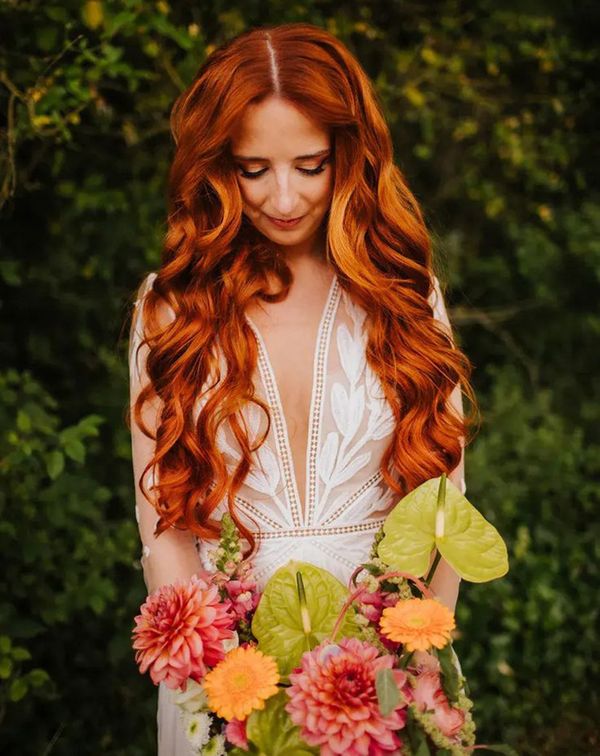 Bride With Long Hair - Wedding Hair Extensions